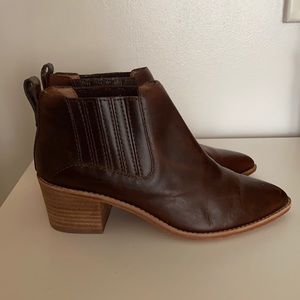 Madewell Western Style Booties, size 8